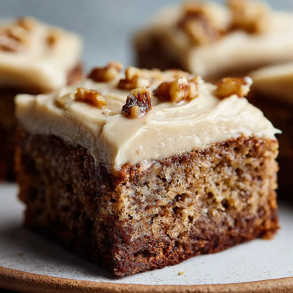 Banana Bread Brownies with Brown Butter Frosting