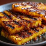 Caramelized Brown Sugar Cinnamon Grilled Pineapple