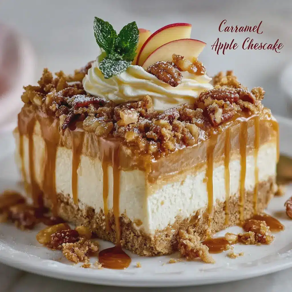 Caramel Apple Cheesecake Lush