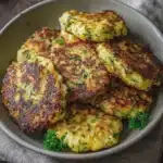 Zucchini Patties with Smoked Scamorza