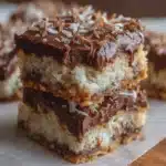 Coconut Chocolate Dream Bars