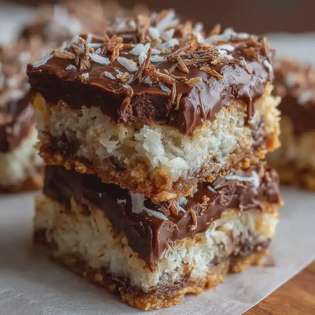 Coconut Chocolate Dream Bars