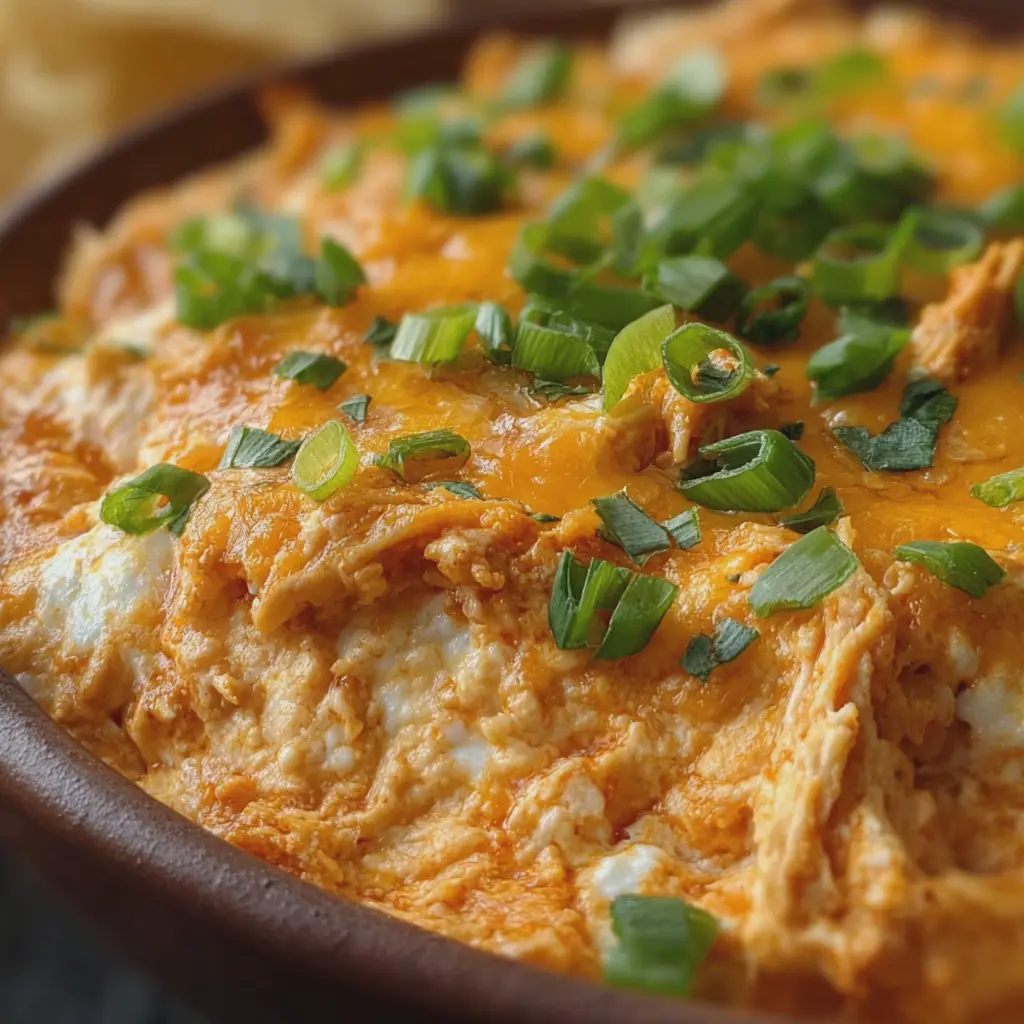 Crockpot Buffalo Chicken Dip