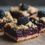 Blackberry Crumble Bars