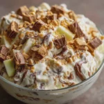 Snickers Salad 🍎✨ (Sweet, creamy, crunchy dessert classic)