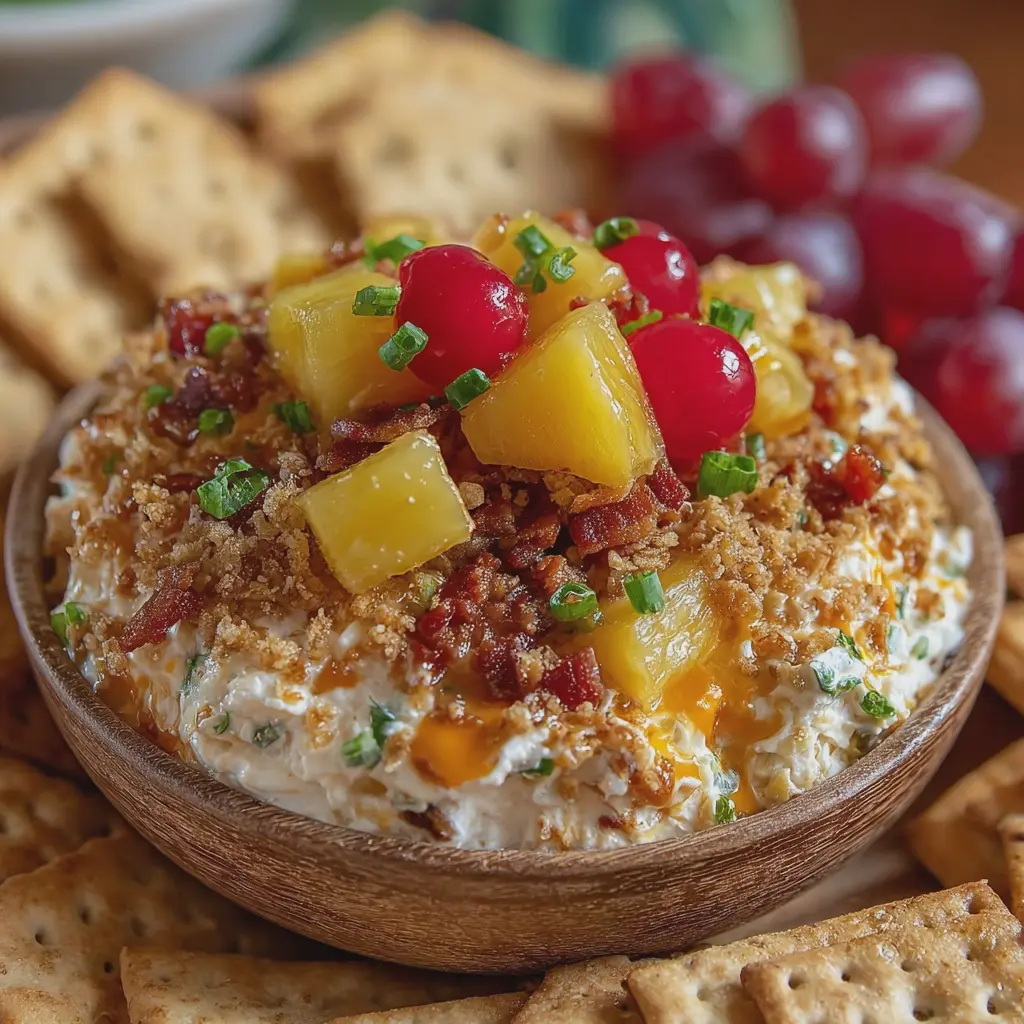 Pineapple Cowboy Crunch Cheese Spread