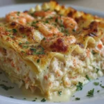 Creamy Shrimp & Crab Lasagna