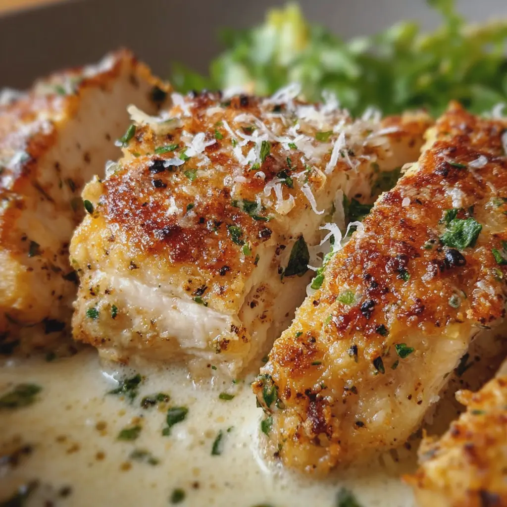 Melt In Your Mouth Caesar Chicken