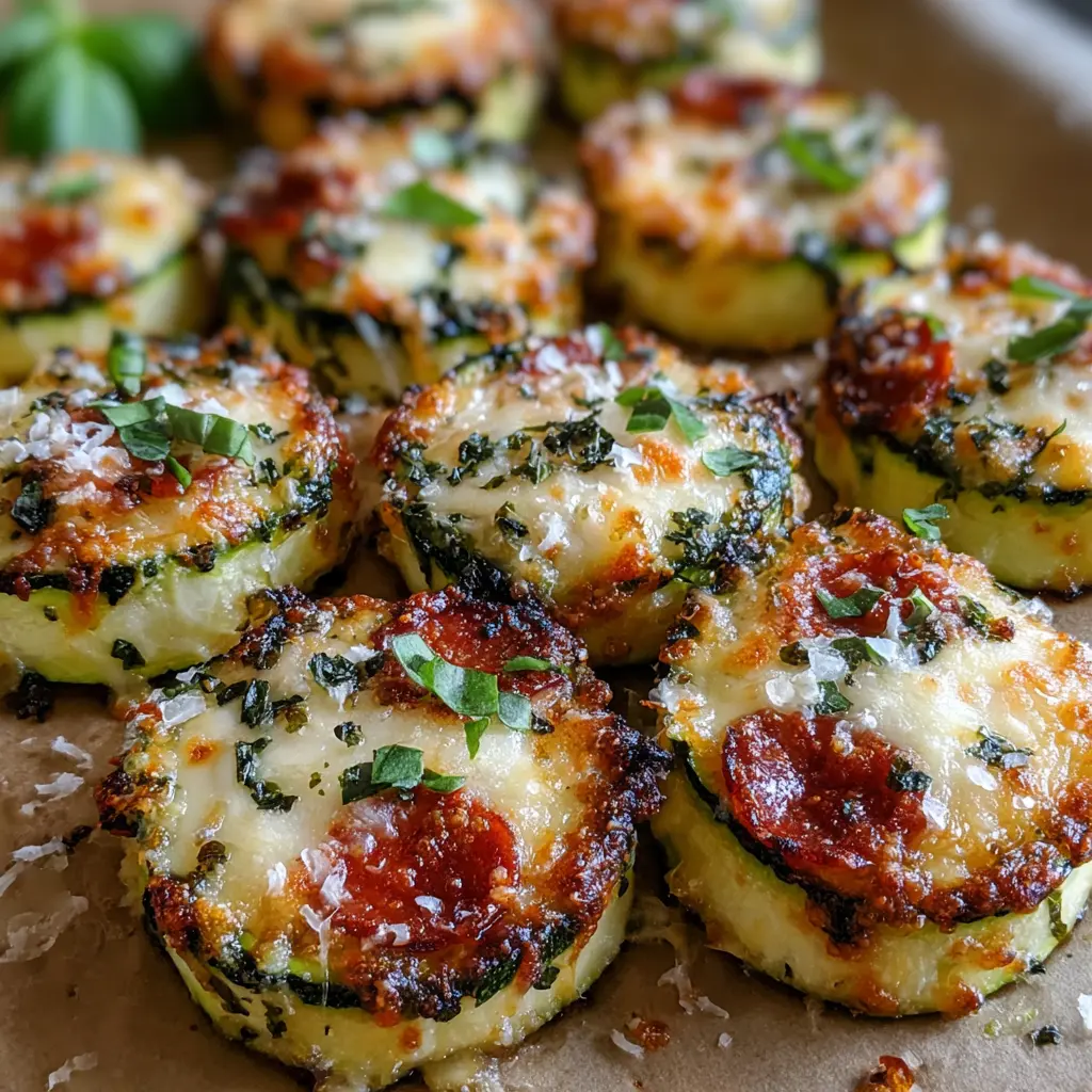 Zucchini Pizza Bites