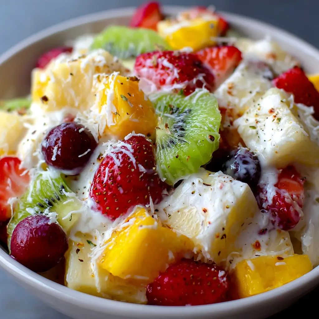 TROPICAL CREAMY FRUIT SALAD
