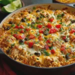 Creamy Tex-Mex Chicken & Rice Casserole