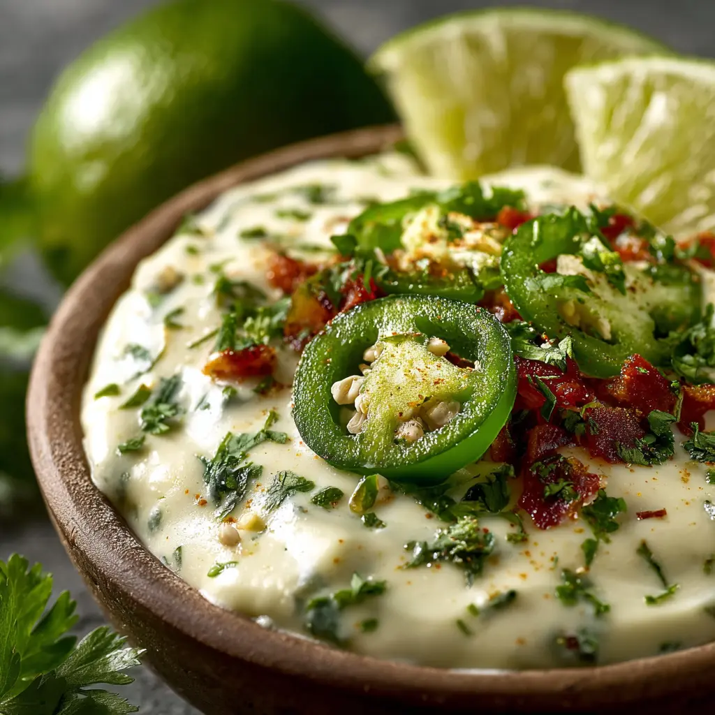 Creamy Jalapeño Lime Smash Taco Sauce