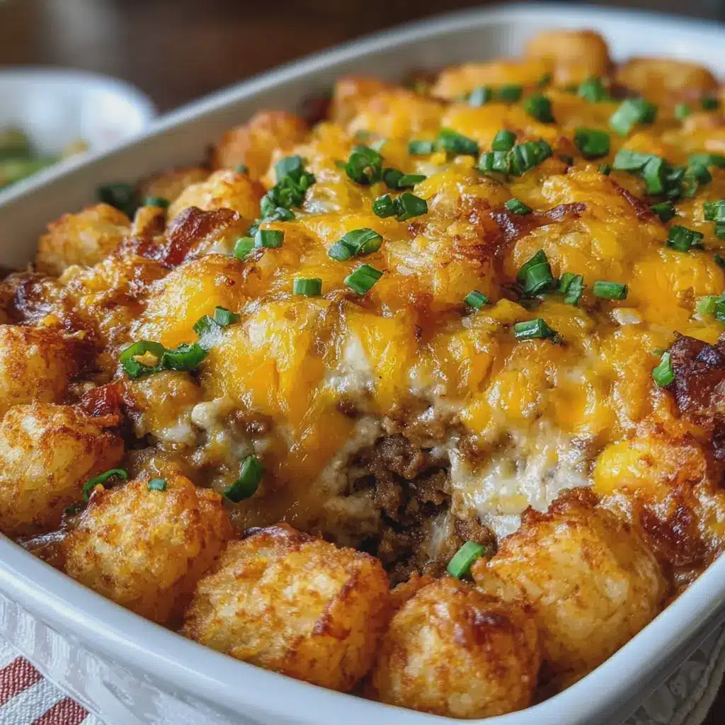 The BEST Tater Tot Casserole