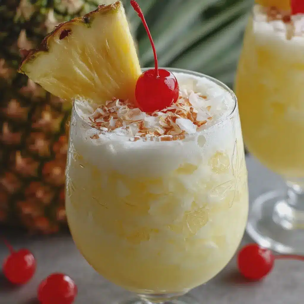 Non-Alcoholic Piña Colada Punch