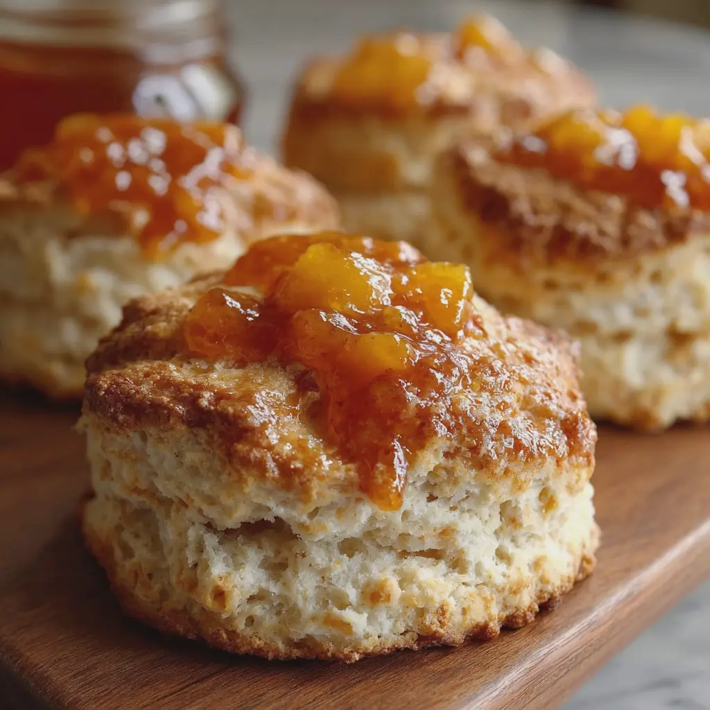 Peach Butter Swim Biscuits