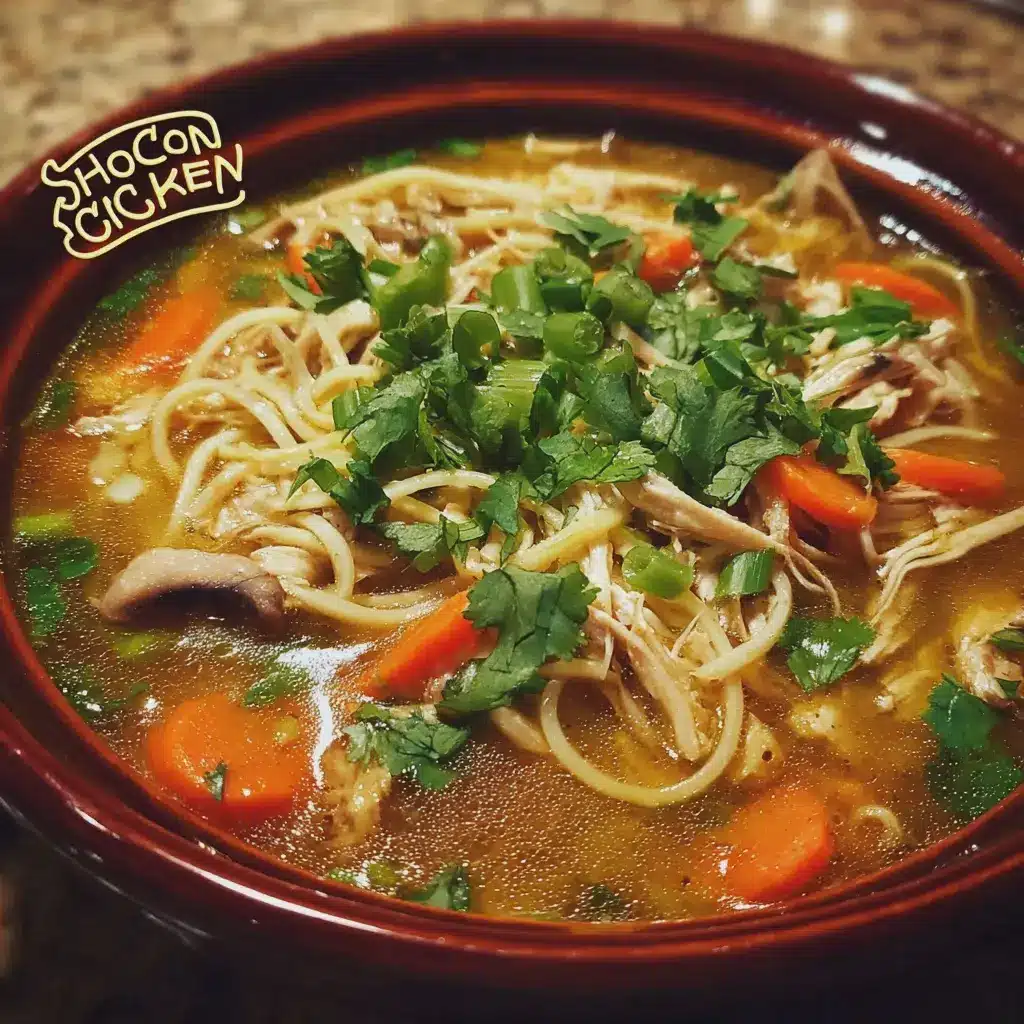 Asian Chicken Noodle Soup (Crock-Pot Version)