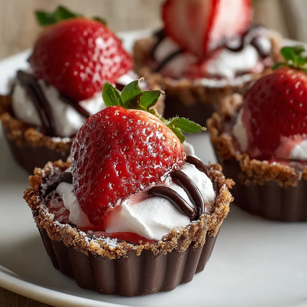 Chocolate Strawberry Cups