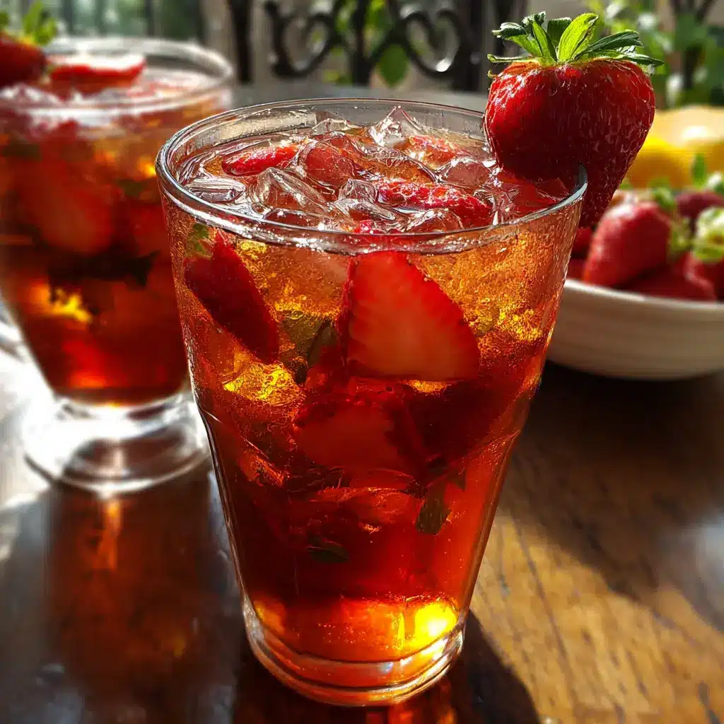 Refreshing Southern-Style Strawberry Sweet Tea