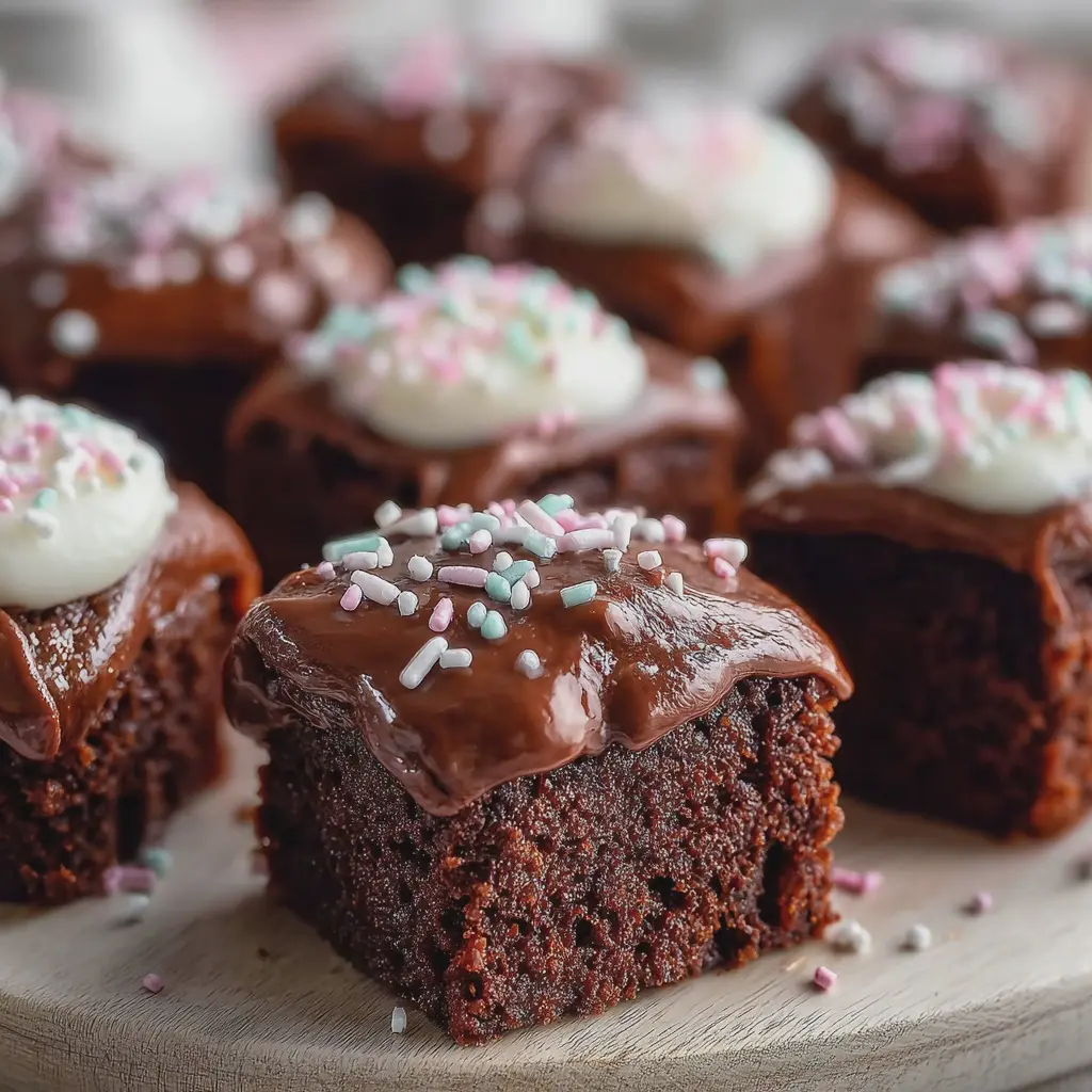 Texas Sheet Cake Bites