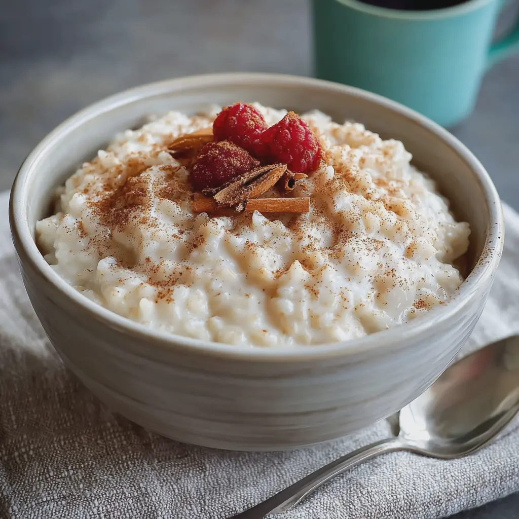 Slow Cooker 5-Ingredient Rice Pudding