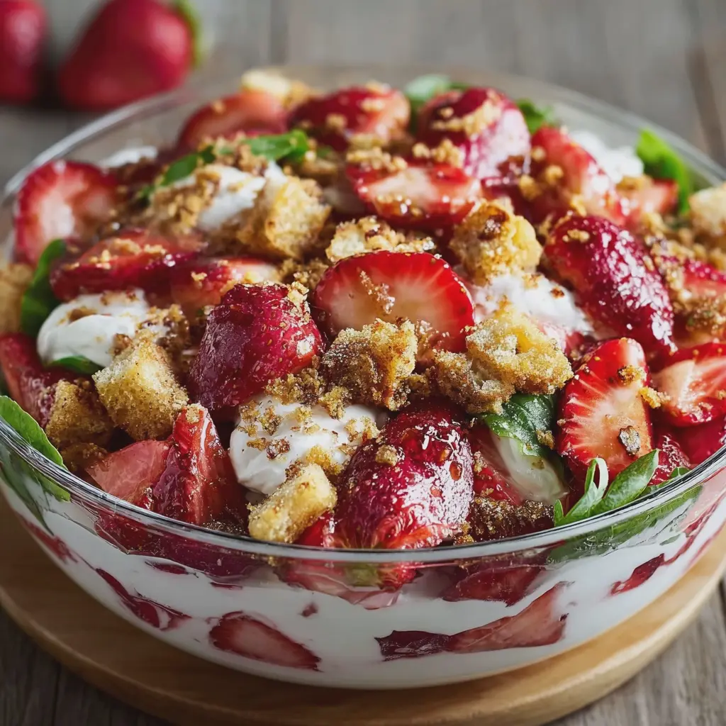 Strawberry Crackle Salad