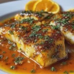 Fish Fillets in Homemade Orange Sauce