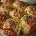Cheese Stuffed Garlic Rolls