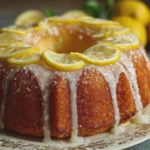 Lemon 7UP Cake (Moist, Glazed & Super Lemony)