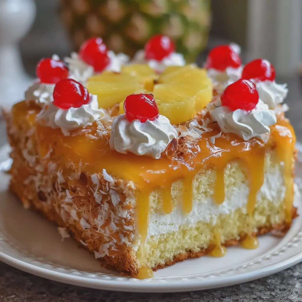 Juicy Pineapple Heaven Cake