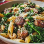 Beans and Greens Sausage Pasta