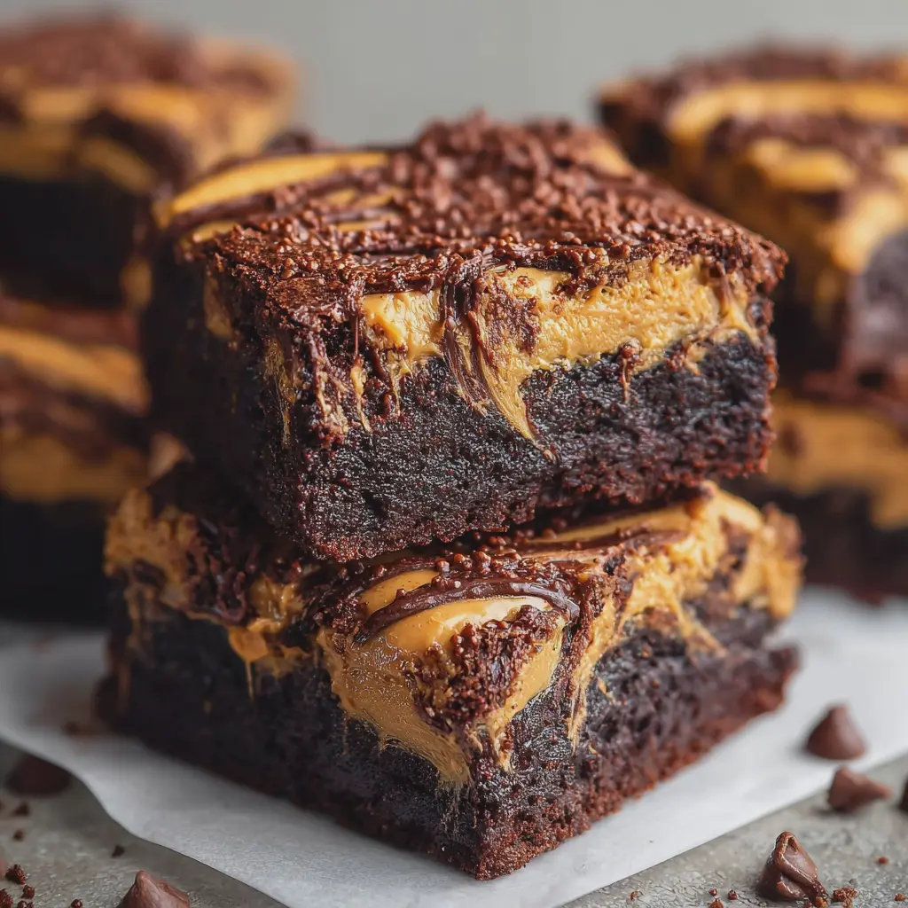 Chocolate Peanut Butter Brownies