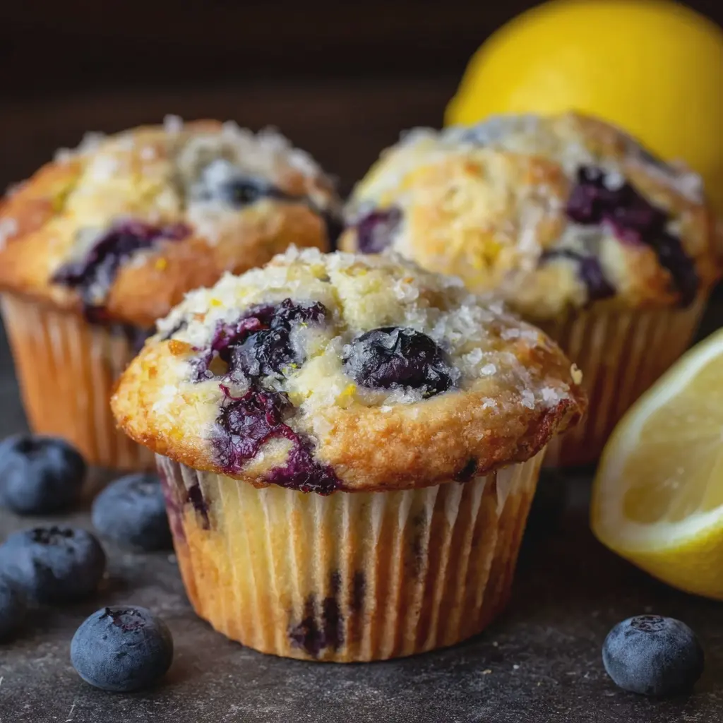 Lemon Blueberry Muffins