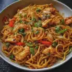 Schezwan Chicken Noodles