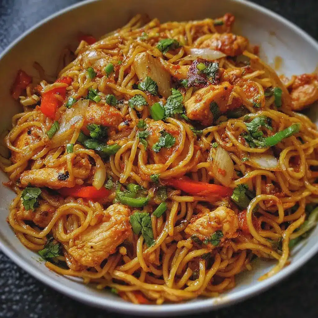 Schezwan Chicken Noodles