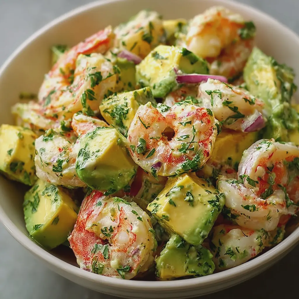Creamy Shrimp Avocado Salad