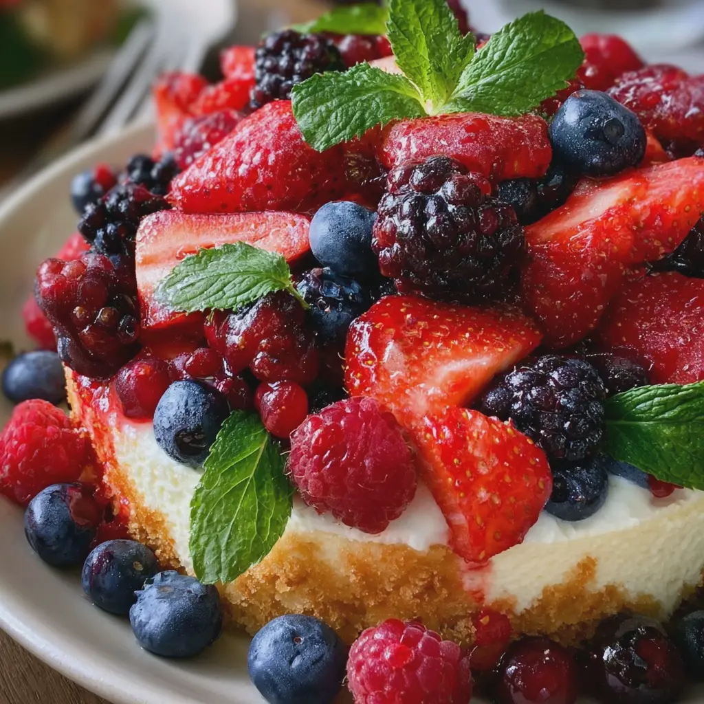 Cheesecake Summer Berry Salad