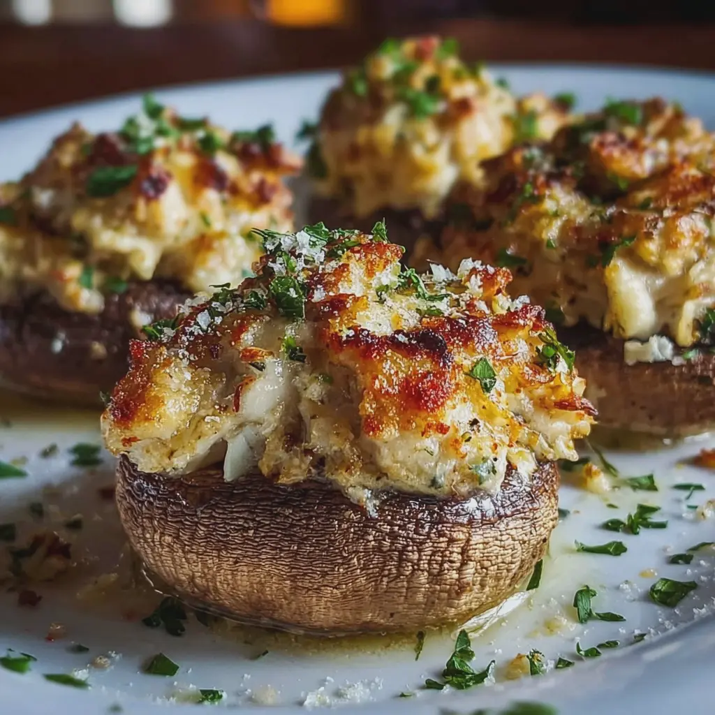 Crab-Stuffed Mushrooms