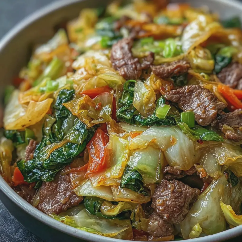 Quick Beef & Cabbage Stir-Fry Delight