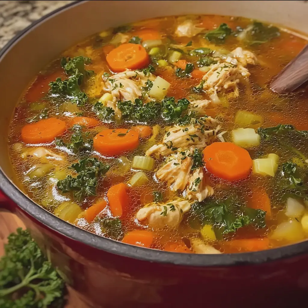 Homemade Chicken and Vegetable Soup