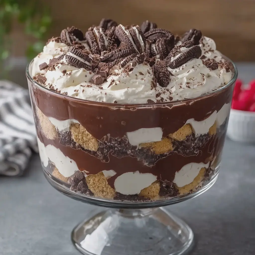 No Bake Chocolate Trifle