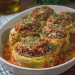 Beef Stuffed Cabbage Rings