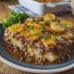 Old Fashioned Hamburger Steak Potato Casserole