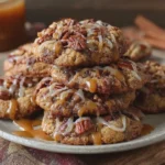 Fall Caramel Apple Pecan Cookies