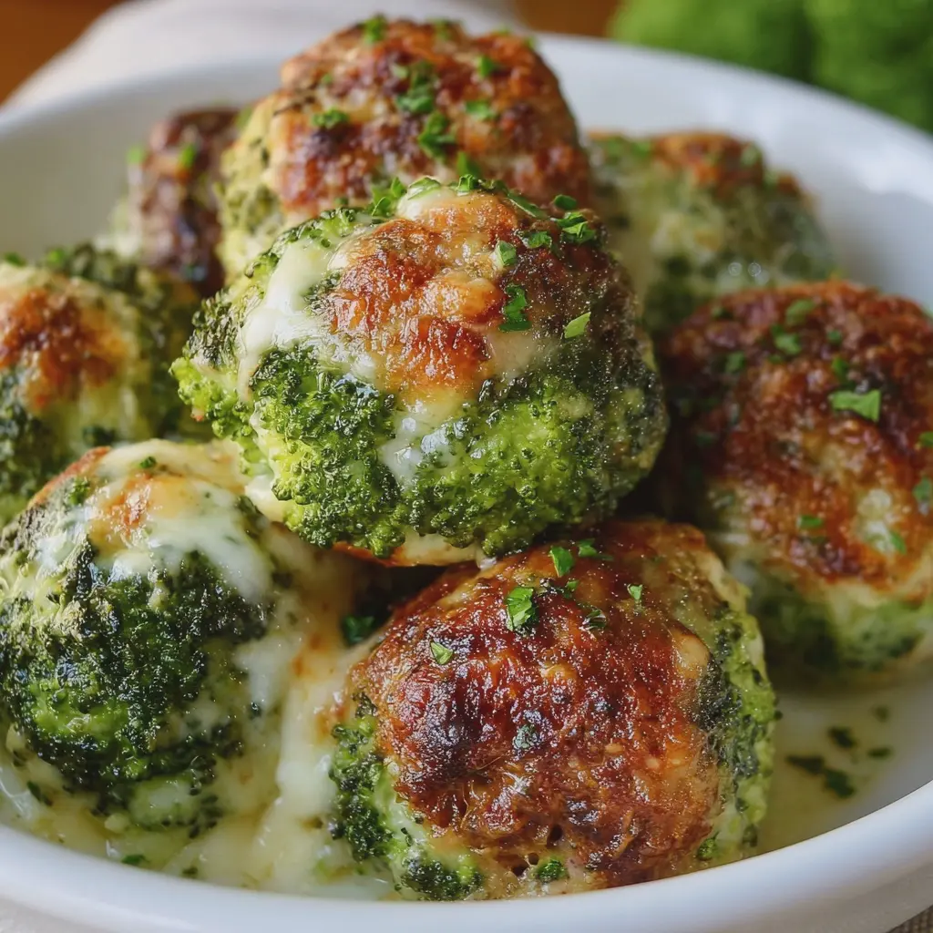 Albóndigas de brócoli y queso