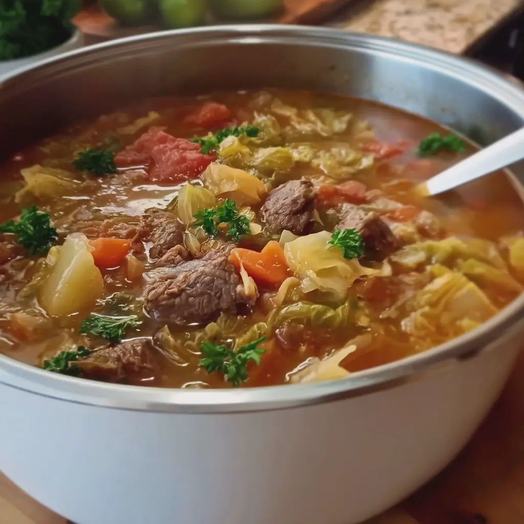 Beef and Cabbage Soup