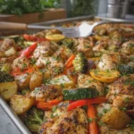 Chicken Veggie Sheet Pan Dinner