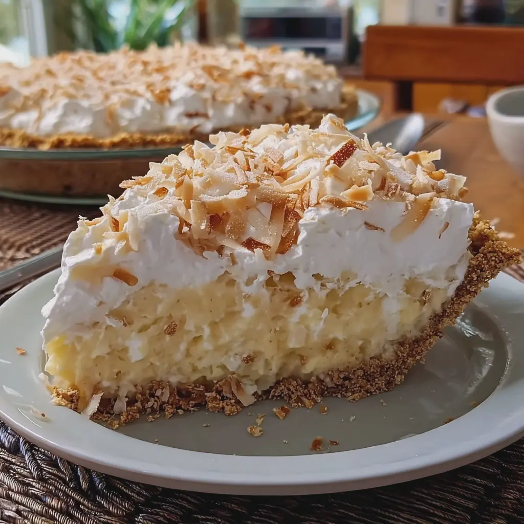 No Bake Coconut Cream Pie