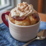 Sugar Free Cottage Cheese Cinnamon Roll Mug Cake
