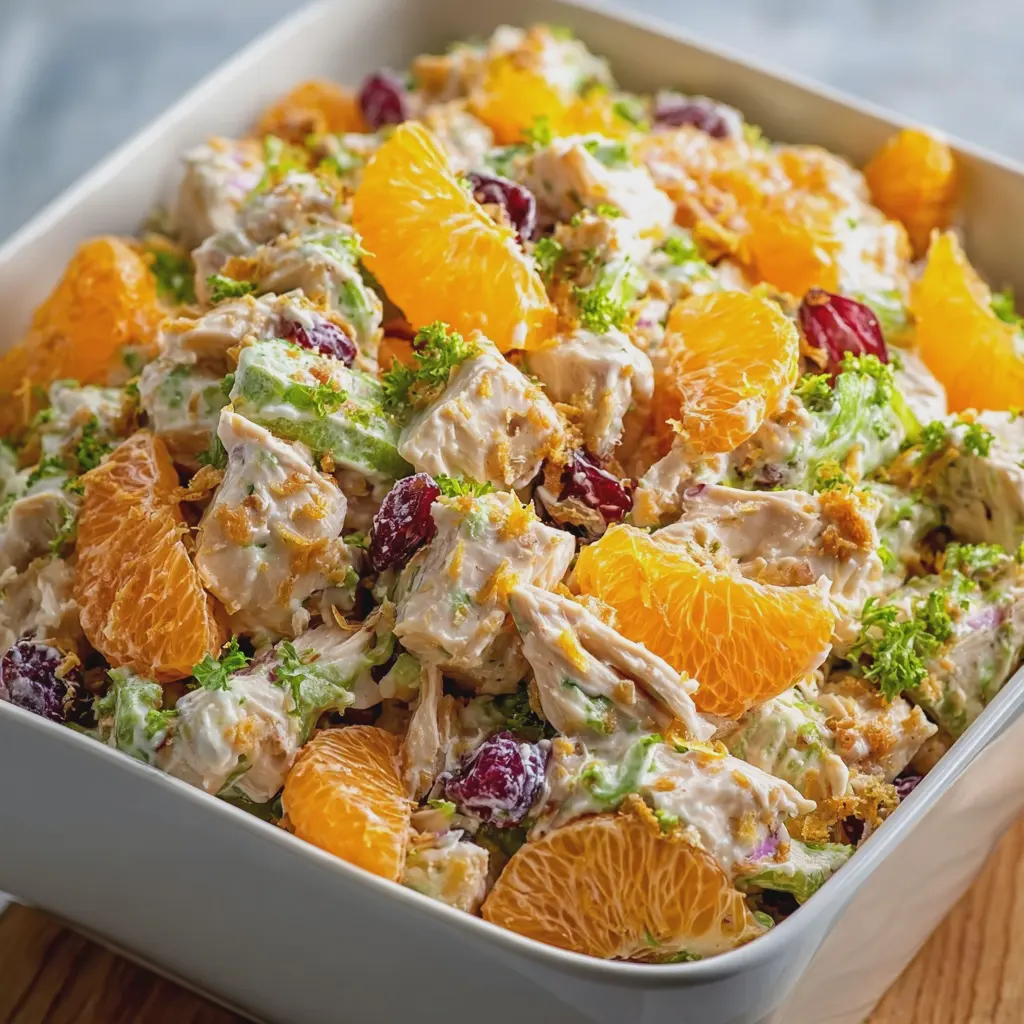 Creamy Orange Chicken Salad