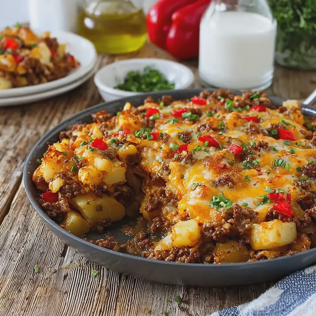 Ground Beef Potato Skillet